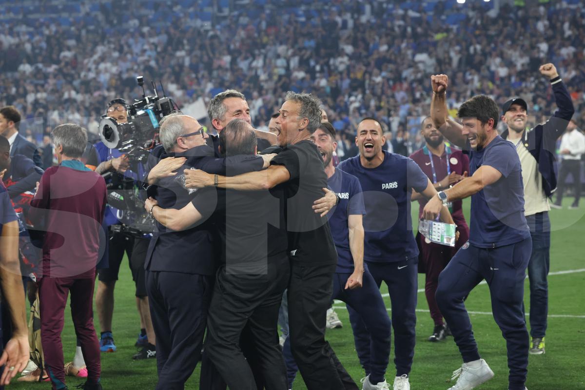 Luis Enrique la finalul meciului