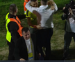 Ianis Zicu a început să plângă după ce Metaloglobus a promovat în Superliga. foto: captură Prima Sport