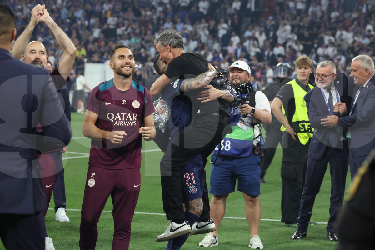 Luis Enrique la finalul meciului