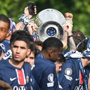 Sărbătoare la Paris după ce PSG a câștigat Liga Campionilor. FOTO: Imago Images
