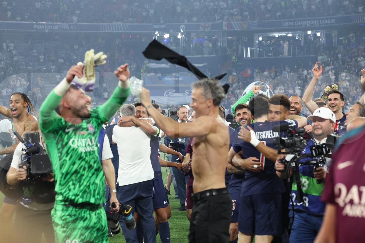 Luis Enrique la finalul meciului