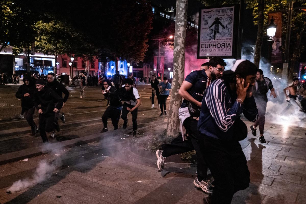 Incidente la Paris după PSG - Inter