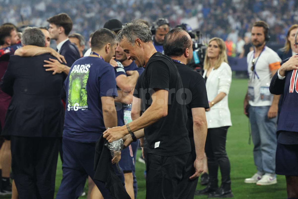 Luis Enrique la finalul meciului