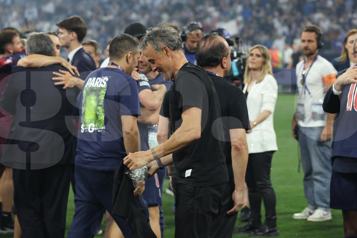 Luis Enrique la finalul meciului