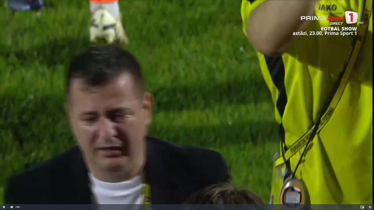 Ianis Zicu a început să plângă după ce Metaloglobus a promovat în Superliga