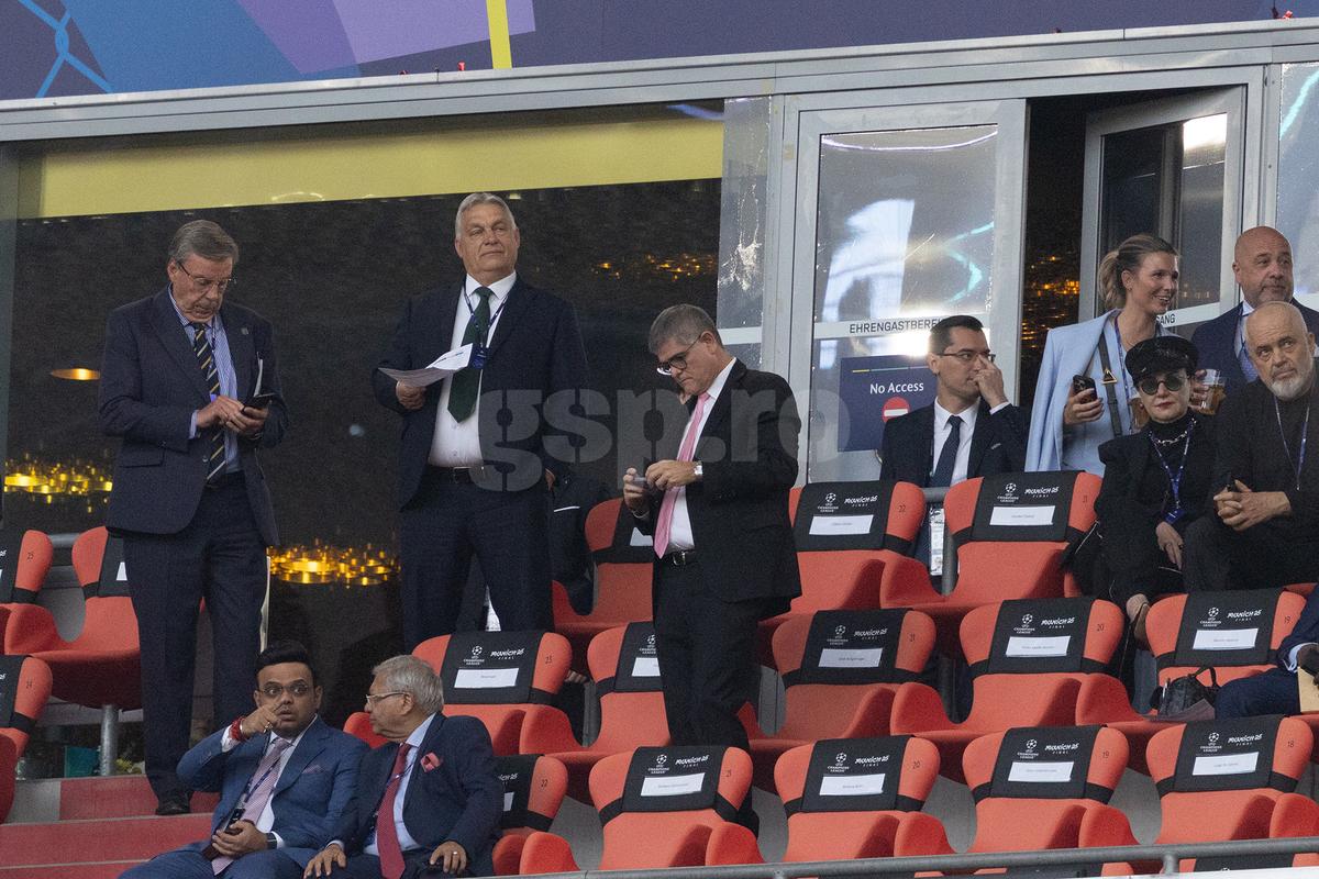Viktor Orban la finala Ligii Campionilor de la Munchen