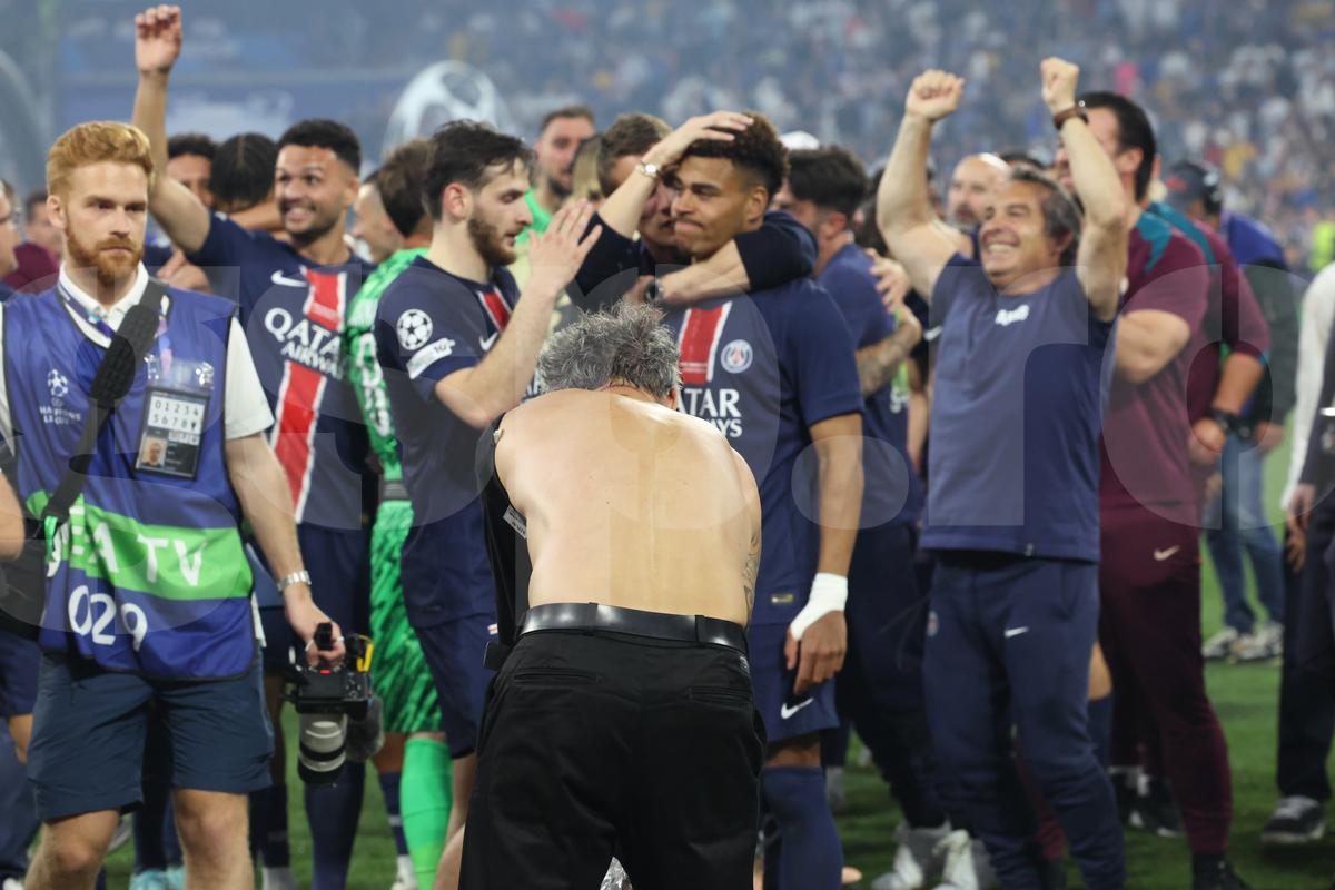 Luis Enrique la finalul meciului
