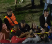 Ianis Zicu a început să plângă după ce Metaloglobus a promovat în Superliga. foto: captură Prima Sport