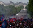 Sărbătoare la Paris după ce PSG a câștigat Liga Campionilor. FOTO: Imago Images