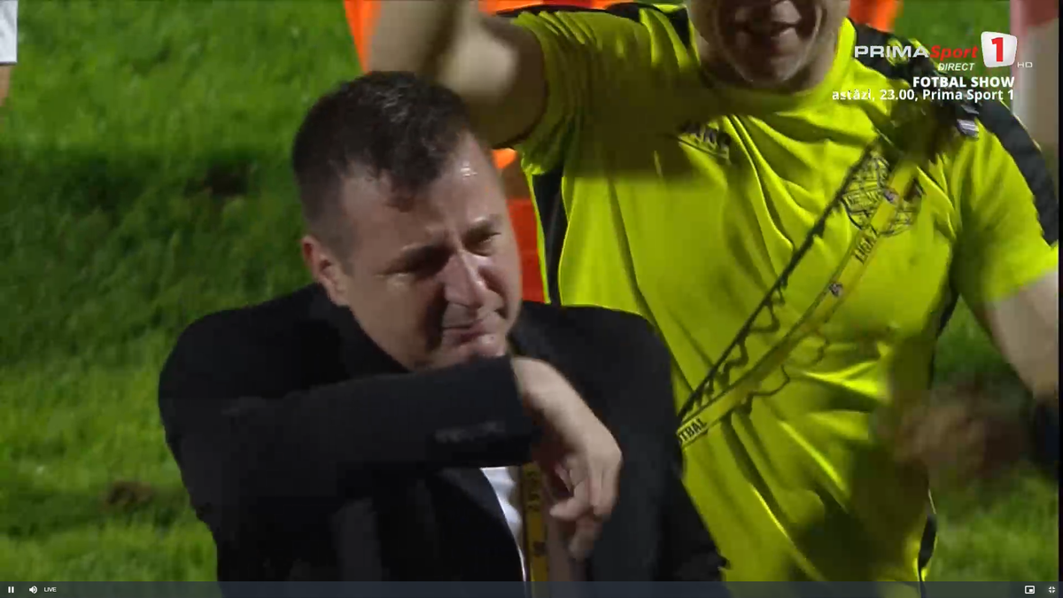 Ianis Zicu a început să plângă după ce Metaloglobus a promovat în Superliga