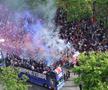 Sărbătoare la Paris după ce PSG a câștigat Liga Campionilor. FOTO: Imago Images
