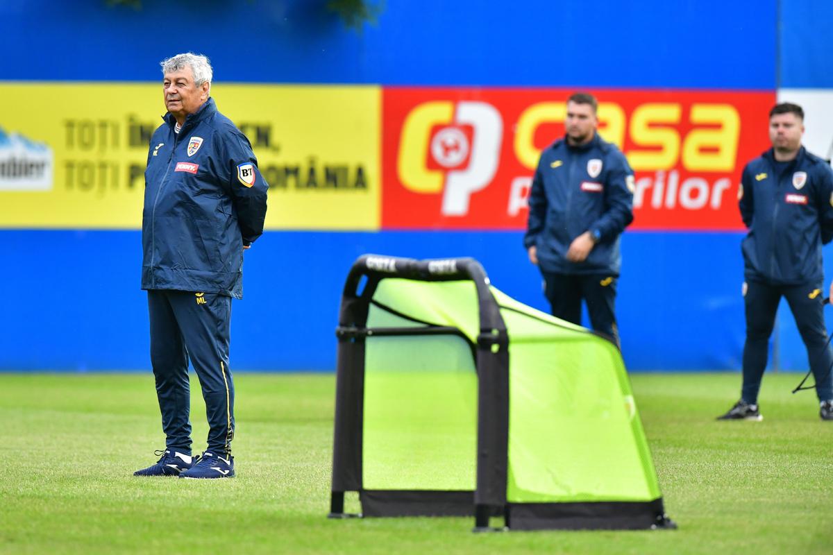 Prezență-surpriză la antrenamentul condus de Mircea Lucescu
