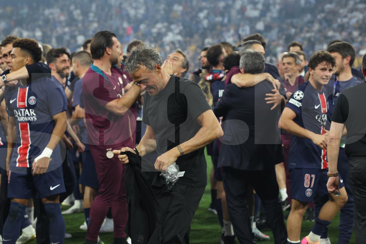 Luis Enrique la finalul meciului