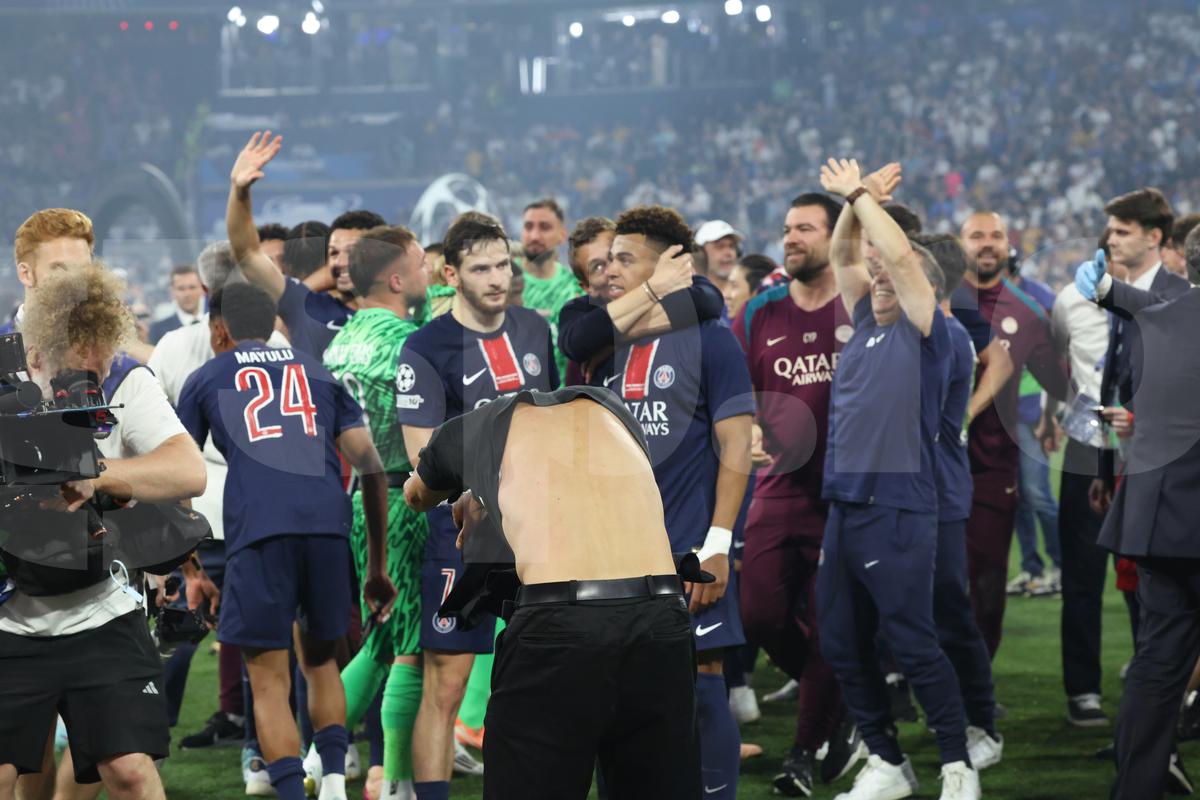 Luis Enrique la finalul meciului