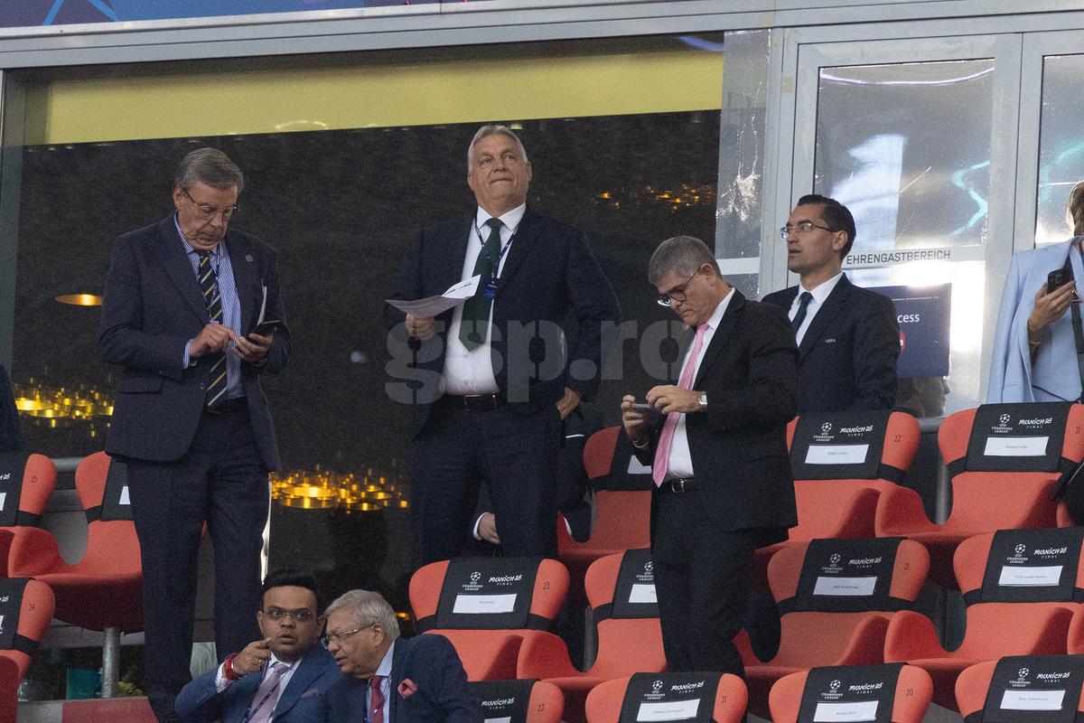 Viktor Orban la finala Ligii Campionilor de la Munchen