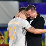 Ianis Zicu a început să plângă după ce Metaloglobus a promovat în Superliga. foto: Cristi Preda