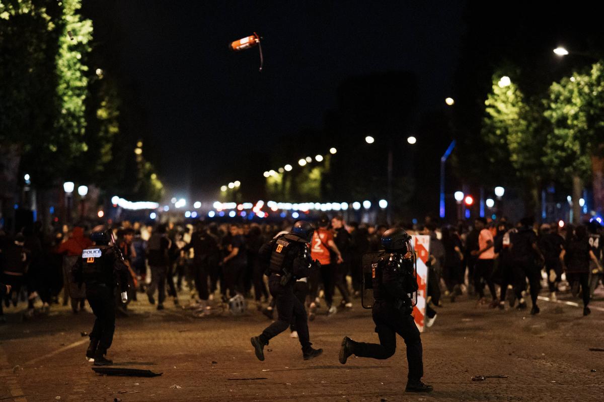 Incidente la Paris după PSG - Inter