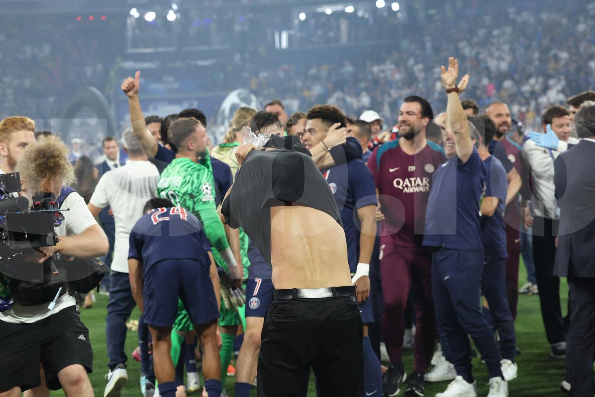 Luis Enrique la finalul meciului