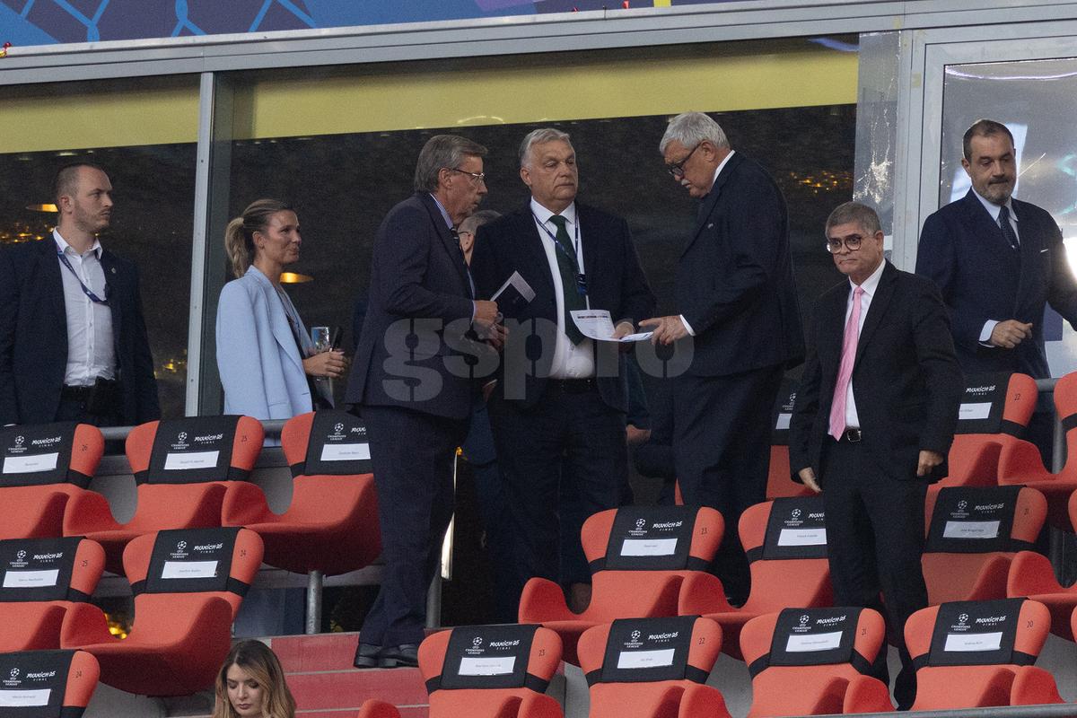 Viktor Orban la finala Ligii Campionilor de la Munchen