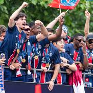 Sărbătoare la Paris după ce PSG a câștigat Liga Campionilor. FOTO: Imago Images