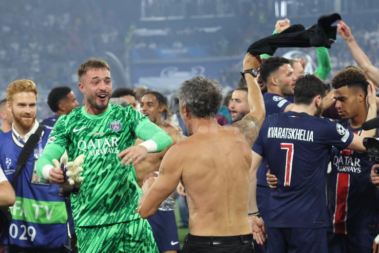 Imagini de la finalul partidei PSG - Inter Milano 5-0 FOTO: Ionuţ Iordache (GSP)