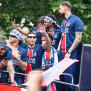 Sărbătoare la Paris după ce PSG a câștigat Liga Campionilor. FOTO: Imago Images