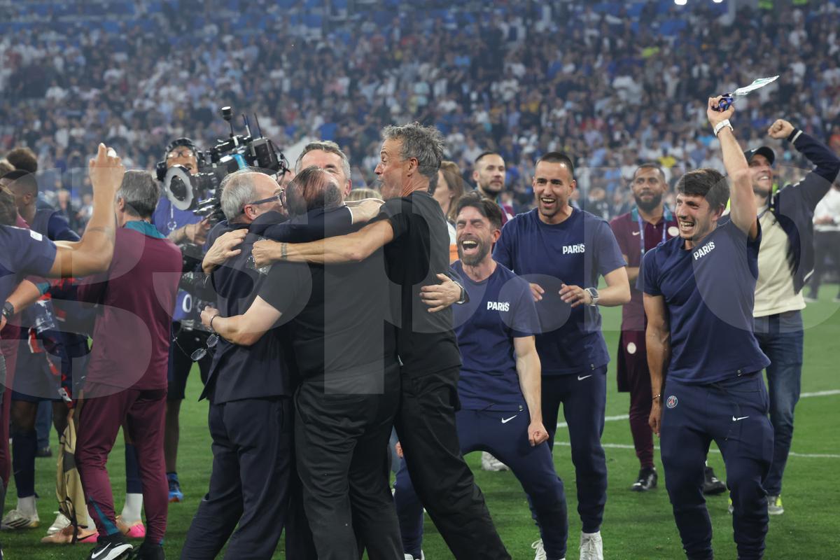 Luis Enrique la finalul meciului
