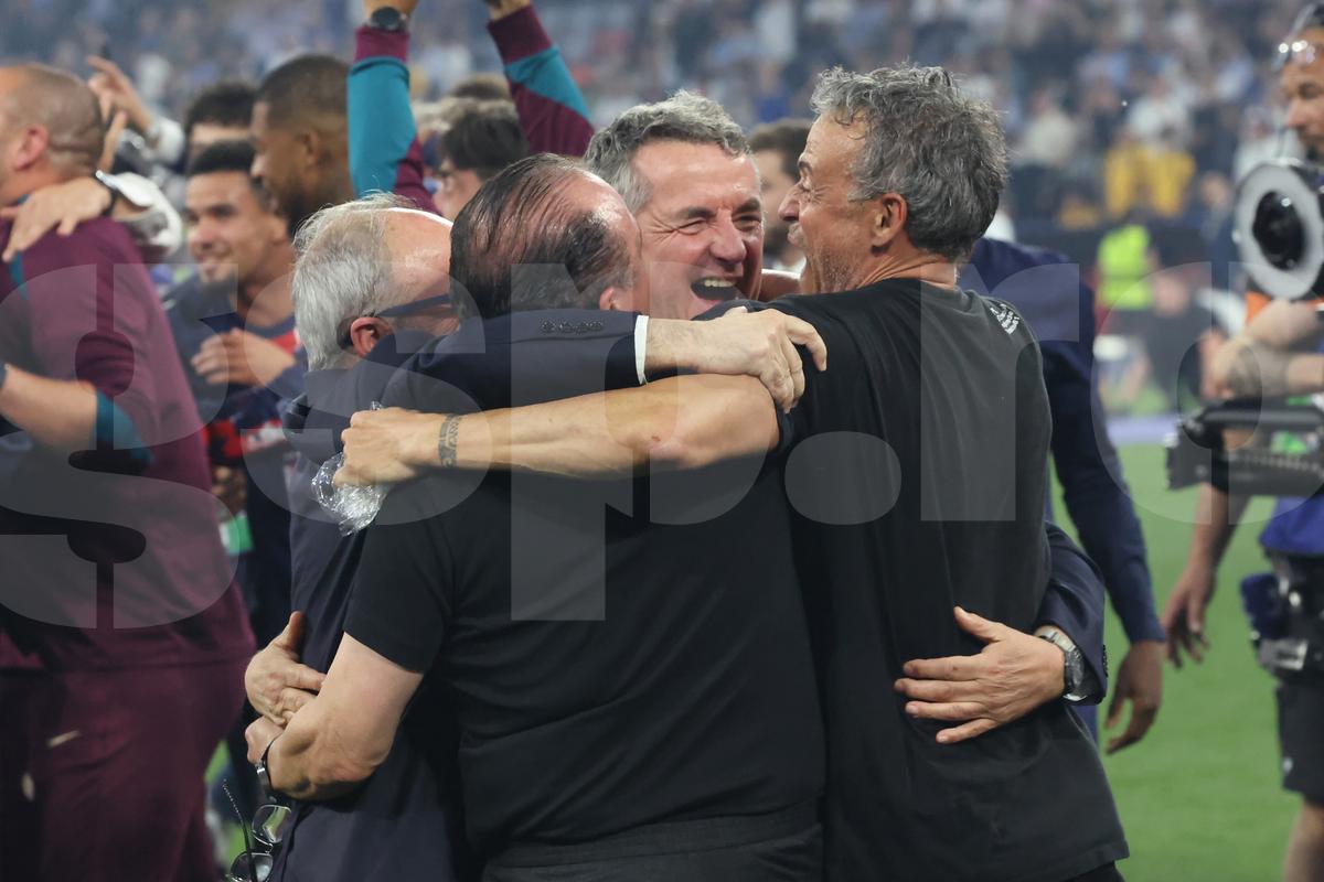 Luis Enrique la finalul meciului