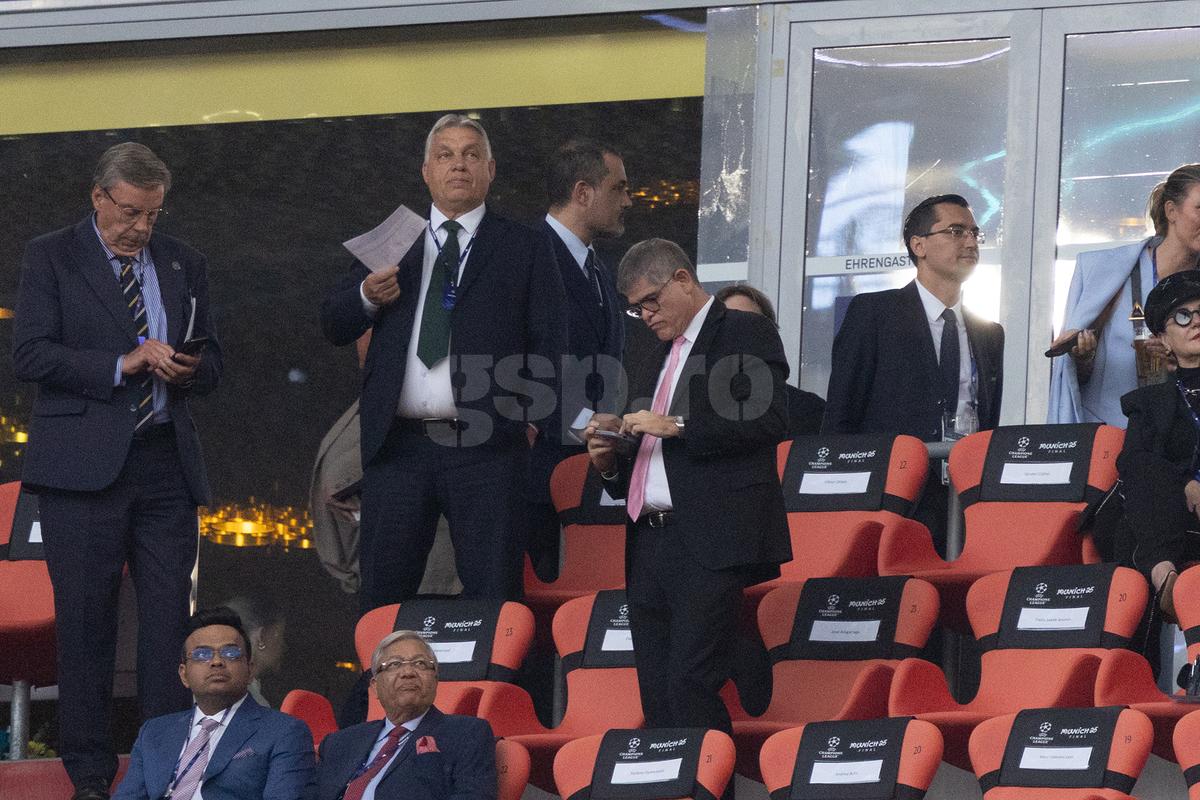 Viktor Orban la finala Ligii Campionilor de la Munchen