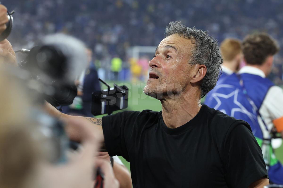 Luis Enrique la finalul meciului
