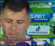 Mihai Bordeianu a izbucnit în lacrimi după ce Poli Iași a retrogradat. foto: captură Prima Sport