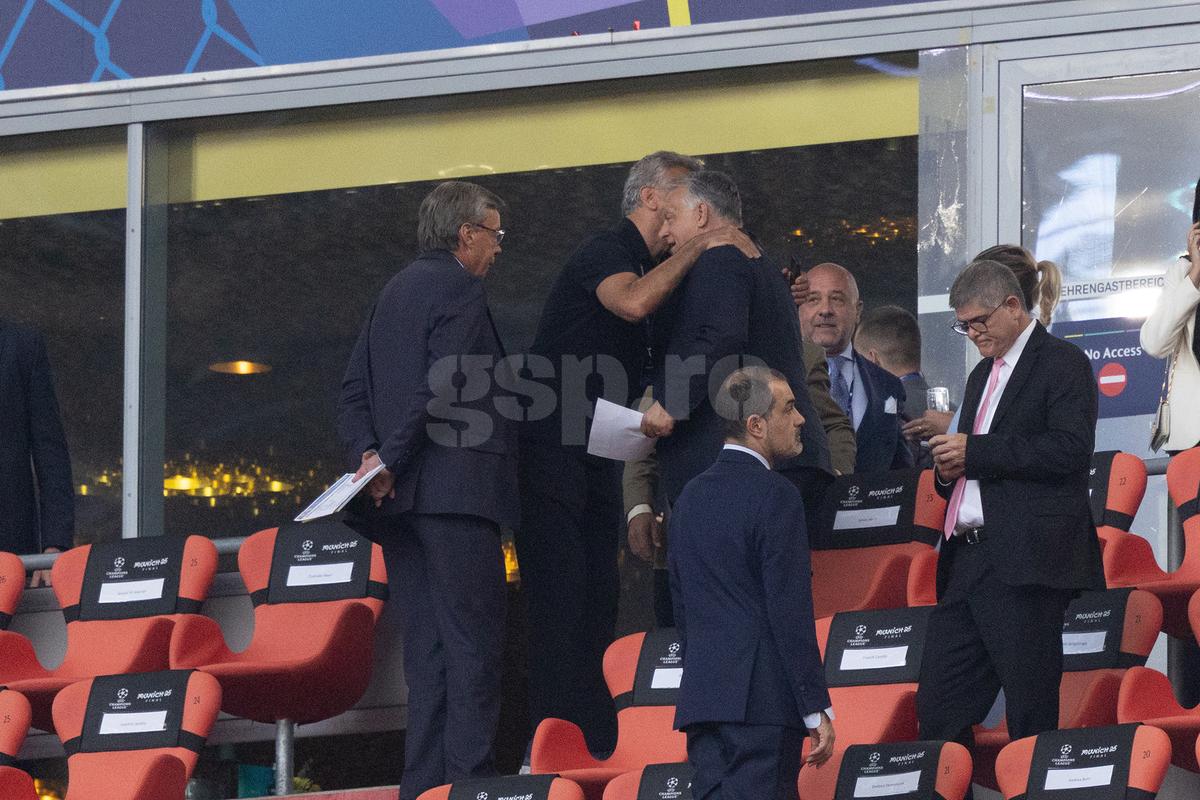 Viktor Orban la finala Ligii Campionilor de la Munchen