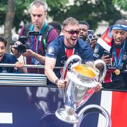 Sărbătoare la Paris după ce PSG a câștigat Liga Campionilor. FOTO: Imago Images