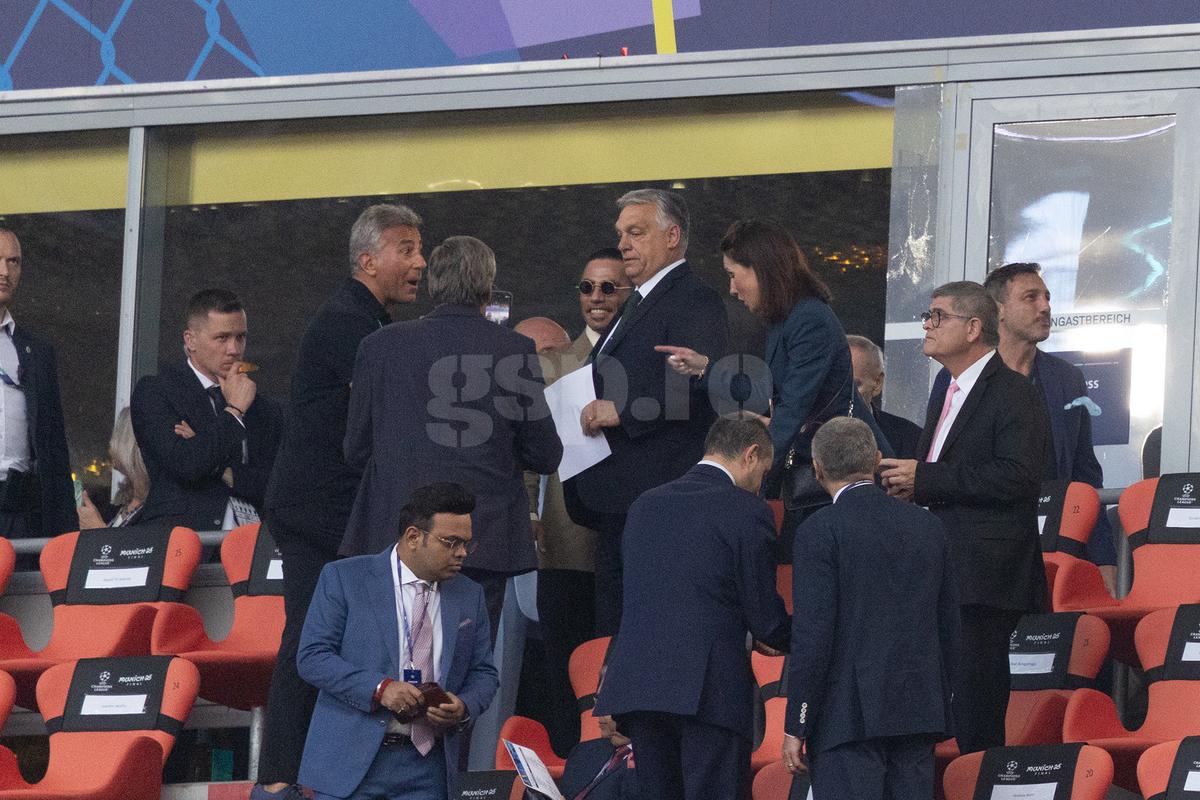 Viktor Orban la finala Ligii Campionilor de la Munchen