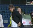 Ianis Zicu a început să plângă după ce Metaloglobus a promovat în Superliga. foto: captură Prima Sport
