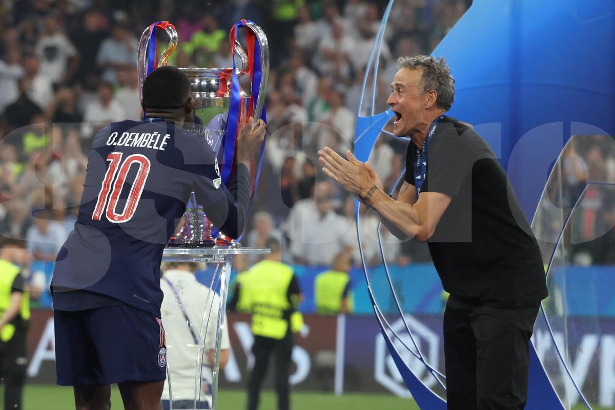Luis Enrique la finalul meciului