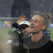 Luis Enrique la finalul meciului PSG - Inter Milano FOTO: Ionuţ Iordache (GSP)