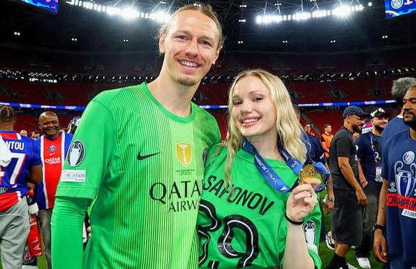 Momentul controversat al finalei UCL! Cine e femeia care a strecurat steagul Rusiei la festivitatea de premiere