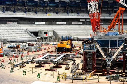 Stadionul olimpic din Japonia, în constucție, foto: Guliver/gettyimages.com