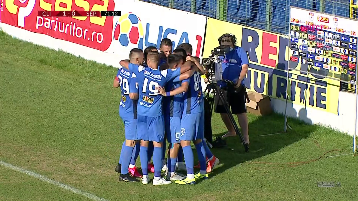 FOTO Clinceni Sepsi 01.07.2020 gol Adrian Șut