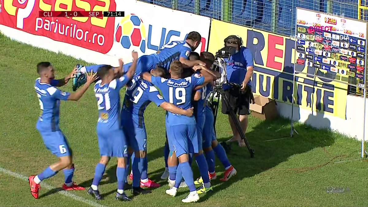 FOTO Clinceni Sepsi 01.07.2020 gol Adrian Șut