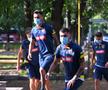 Câțiva dintre componenții naționalei olimpice de fotbal au venit astăzi la INMS pentru a efectua vizita medicală / FOTO: Raed Krishan