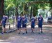 Câțiva dintre componenții naționalei olimpice de fotbal au venit astăzi la INMS pentru a efectua vizita medicală / FOTO: Raed Krishan