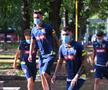 Câțiva dintre componenții naționalei olimpice de fotbal au venit astăzi la INMS pentru a efectua vizita medicală / FOTO: Raed Krishan