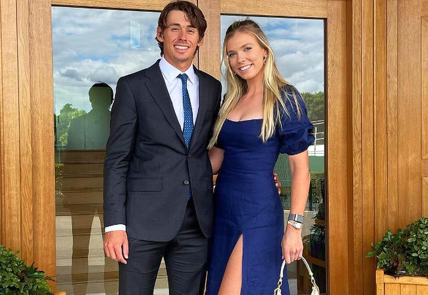 Katie Boulter și Alex De Minaur / Sursă foto: instagram.com/katiecboulter/