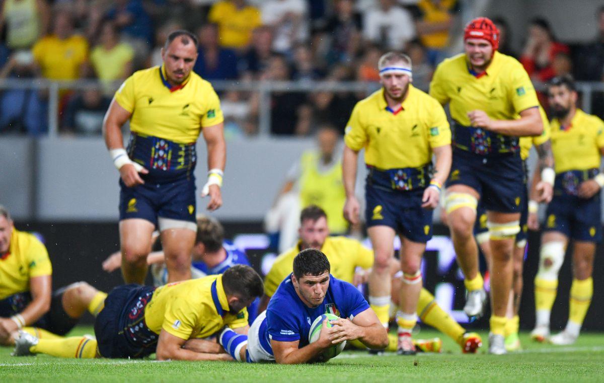 FOTO România - Italia, rugby pe Arcul de Triumf 01.07.22
