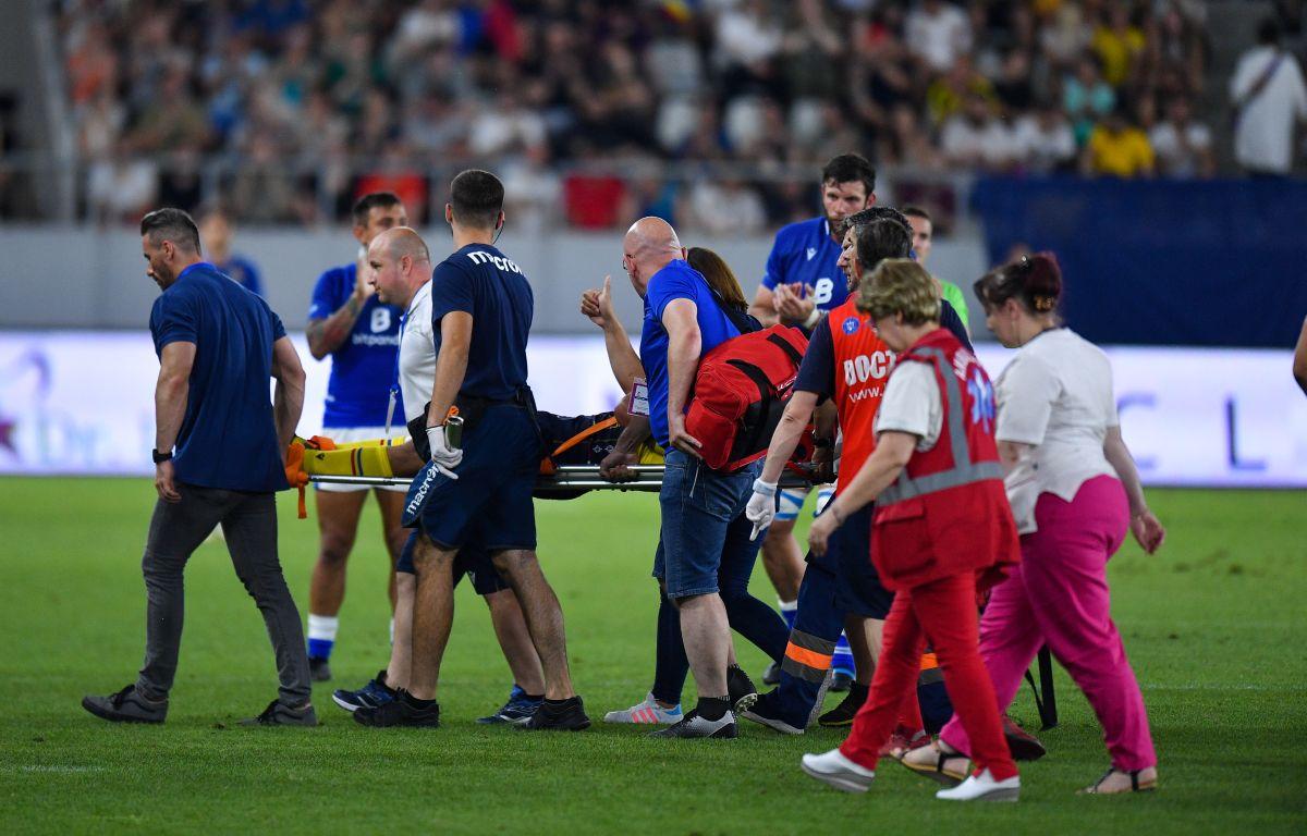 FOTO România - Italia, rugby pe Arcul de Triumf 01.07.22