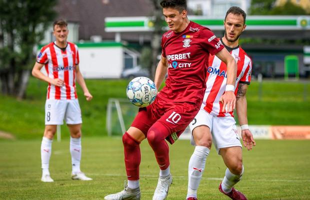 Rapid, prima victorie în cantonamentul din Austria! Conduși de Cracovia, giuleștenii au revenit și s-au impus după pauză