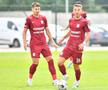 Iulian Cristea și Răzvan Oaidă în amicalul Rapid - ETO Gyor. Foto: Cristi Preda (GSP)