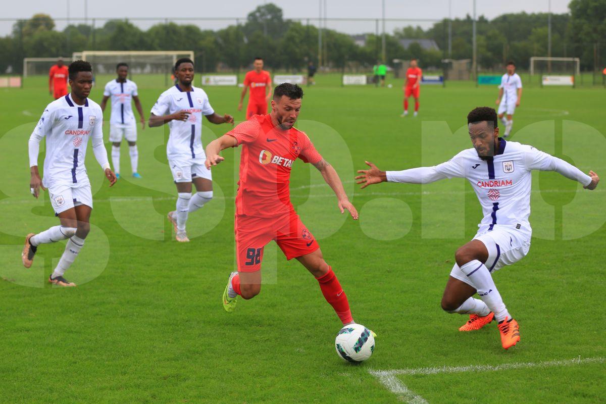 Ce moment! Cine a preluat banderola de căpitan la FCSB, în repriza a doua a amicalului cu Anderlecht